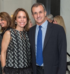 President of the Dallas Museum of Art Board of Trustees Catherine Rose and Lucilo Pena 